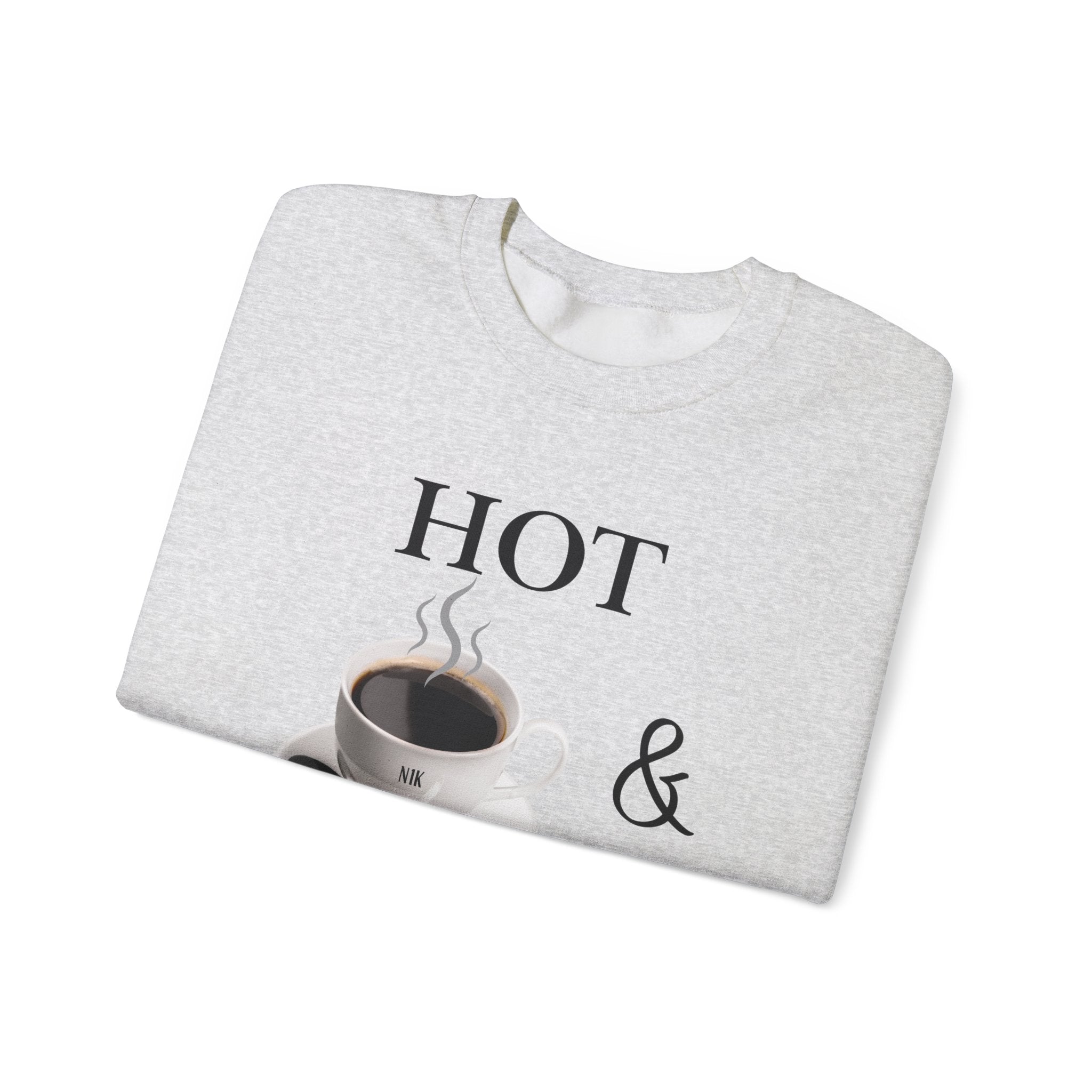 Hot and Steamy Cofee Unisex Heavy Blend™ Crewneck Sweatshirt